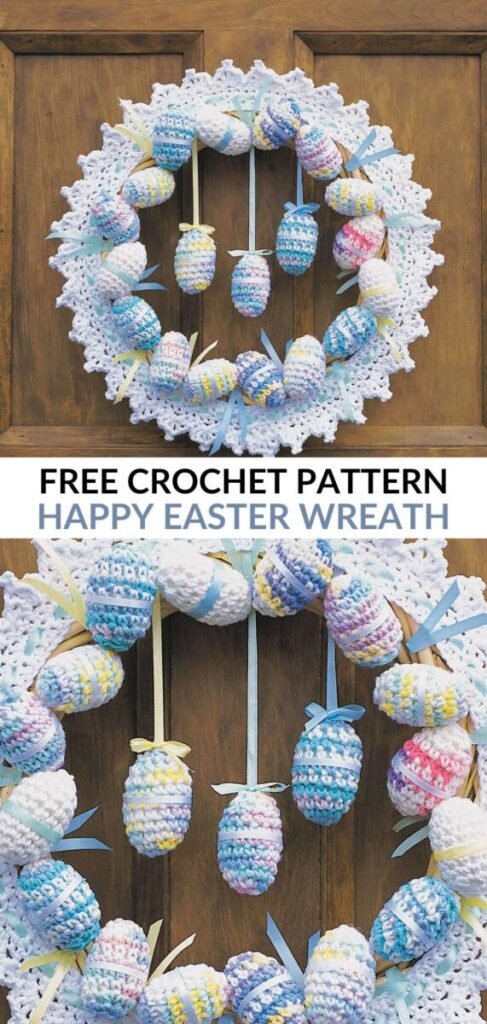 Free Crochet Wreath Patterns Pinterest