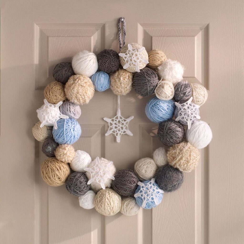 Free Crochet Wreath Patterns Pinterest