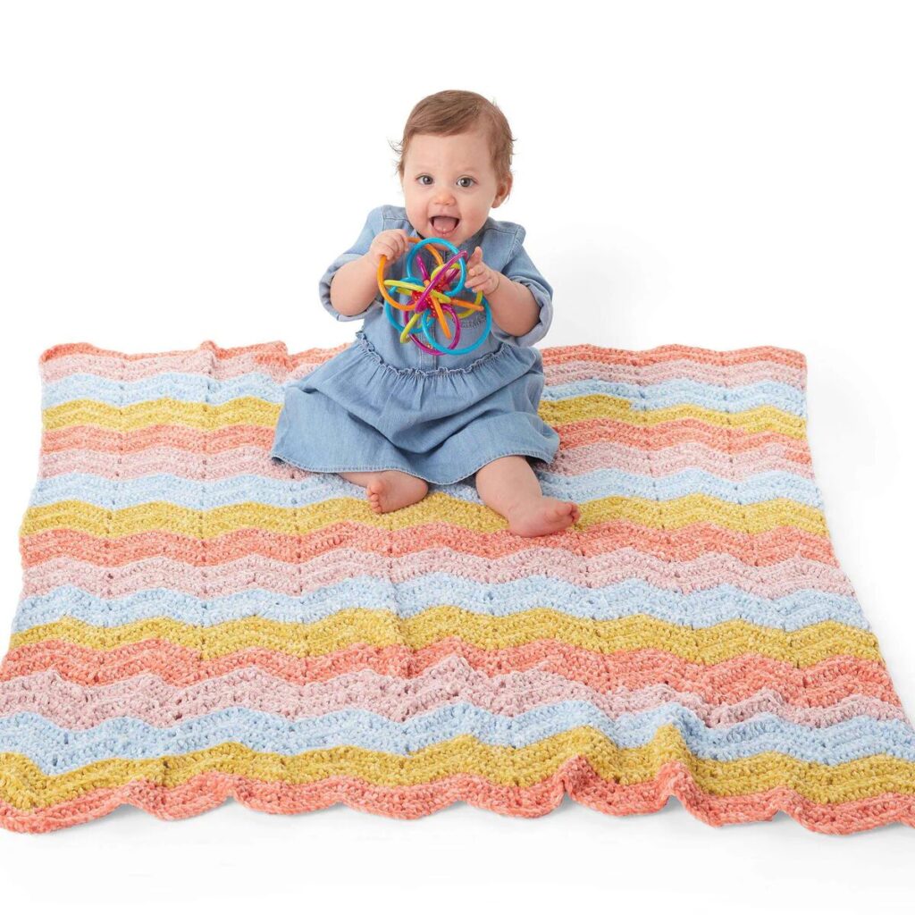 Free Crochet Zigzag Blanket Patterns Pinterest