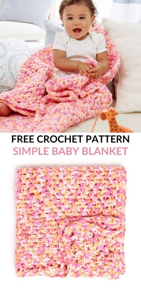Free Crochet Baby Blanket Patterns Pinterest