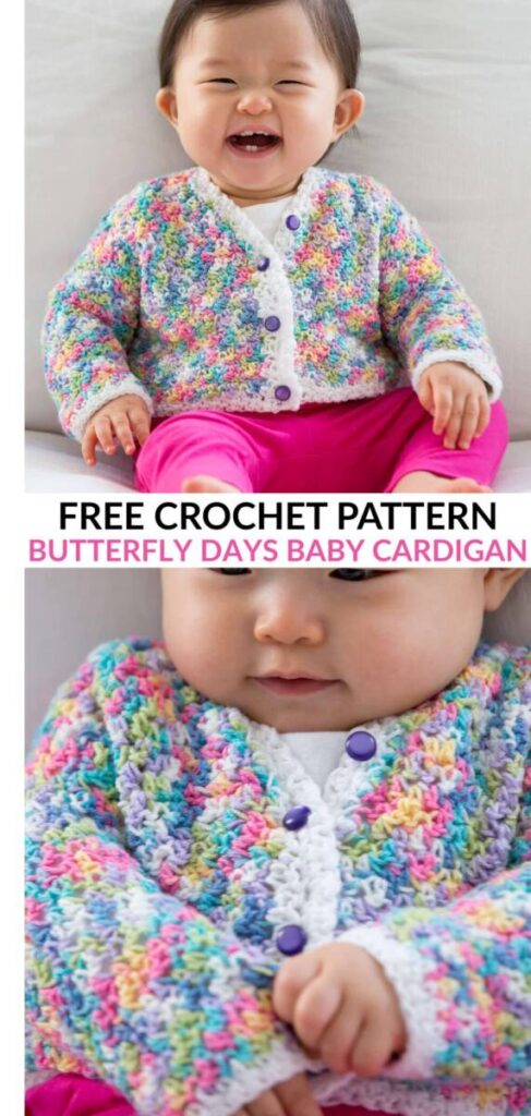 Free Crochet Baby Cardigan Patterns Pinterest