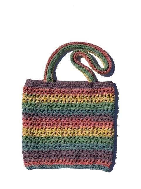 Free crochet crisscross mini tote patterns