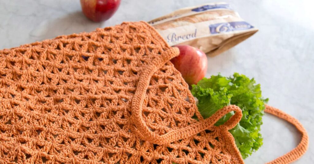 Free crochet market tote patterns featured image