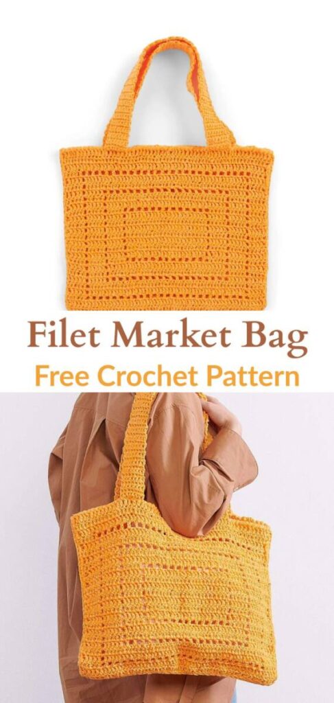 free crochet market tote patterns