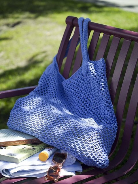 Free crochet ocean breeze tote patterns