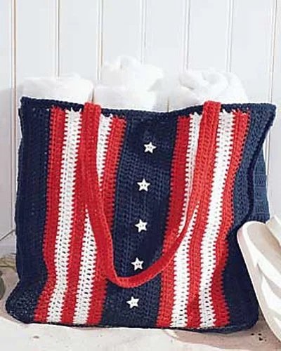 Free crochet ocean breeze tote patterns