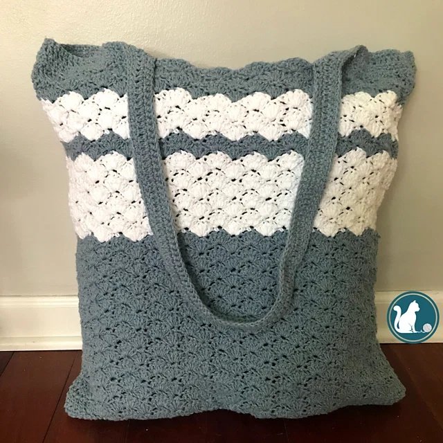 Free crochet ocean breeze tote patterns