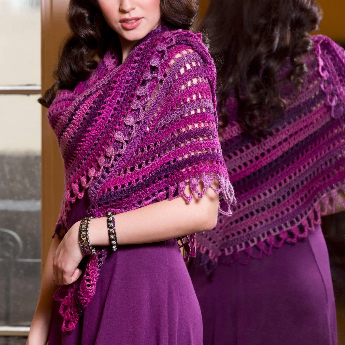 Free crochet shawl patterns