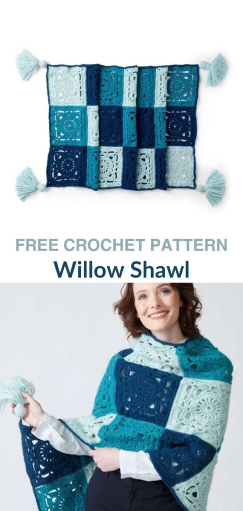 Free crochet shawl patterns Pinterest