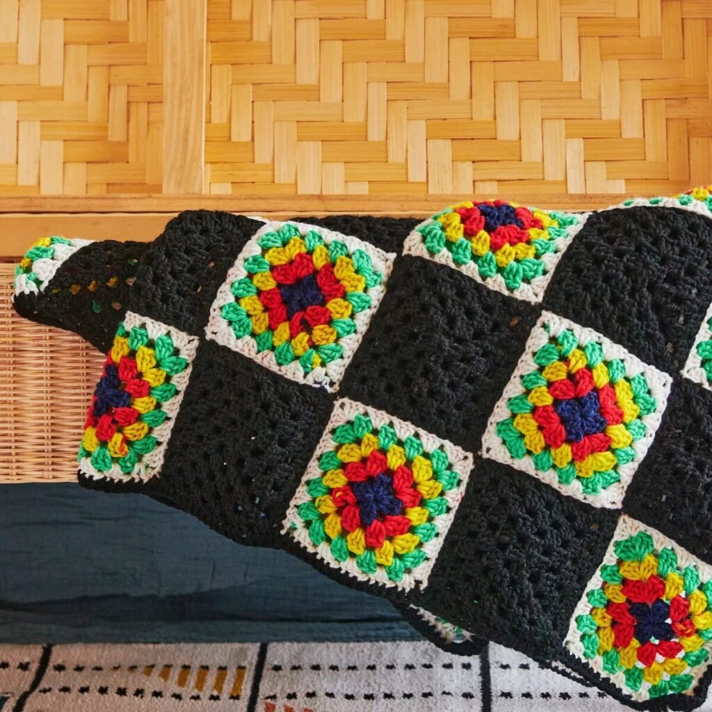 Free Crochet Granny Square Blanket Patterns