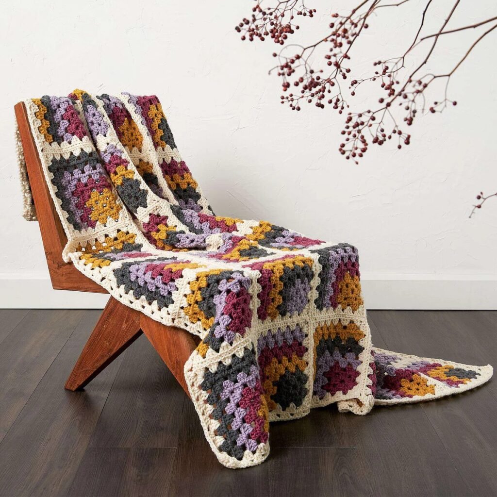Free Crochet Granny Square Blanket Patterns