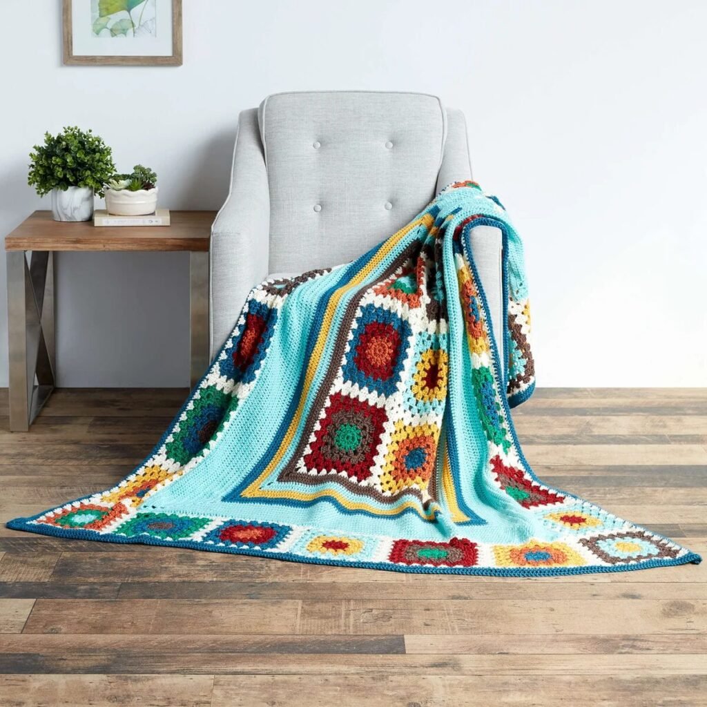 Free Crochet Granny Square Blanket Patterns