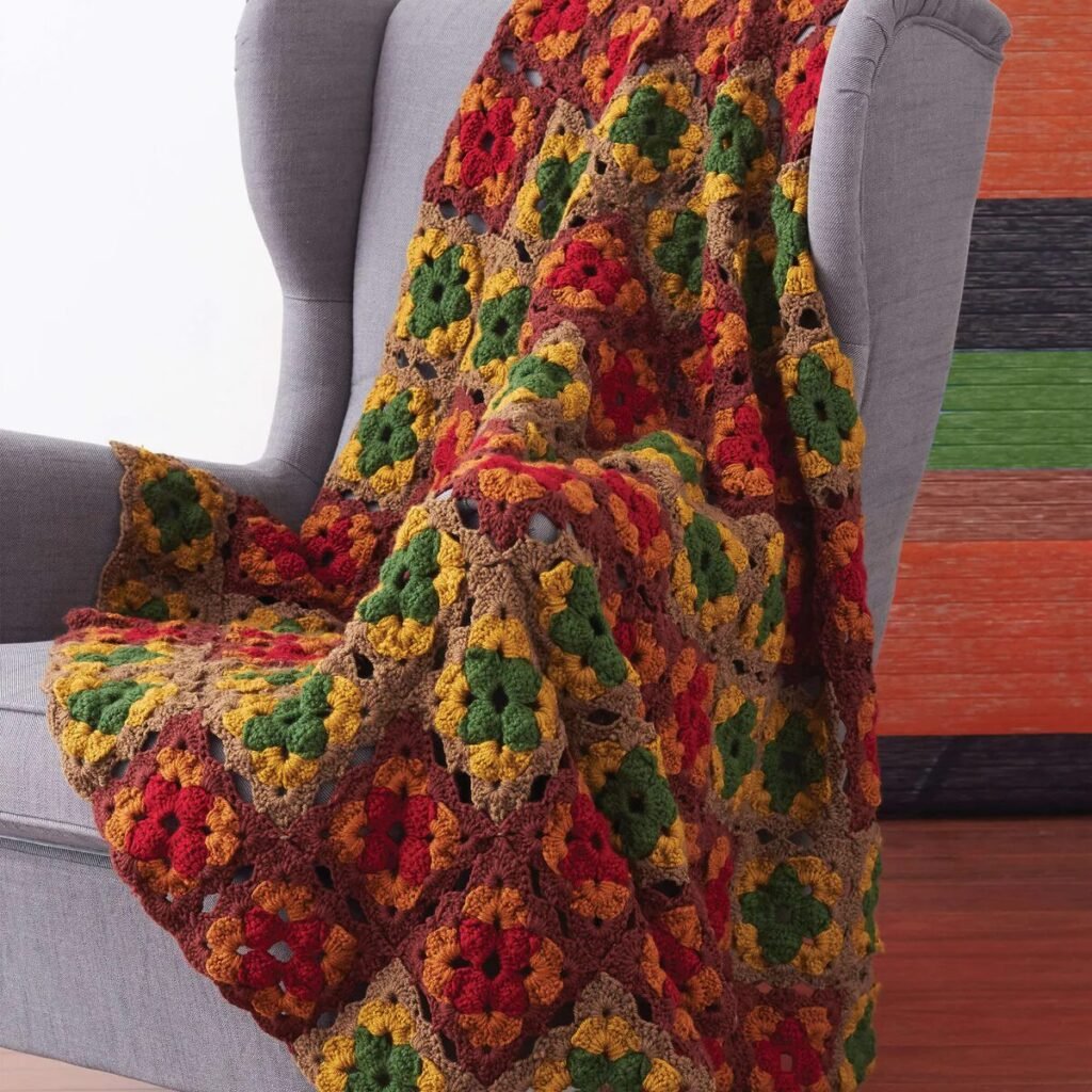Free Crochet Granny Square Blanket Patterns