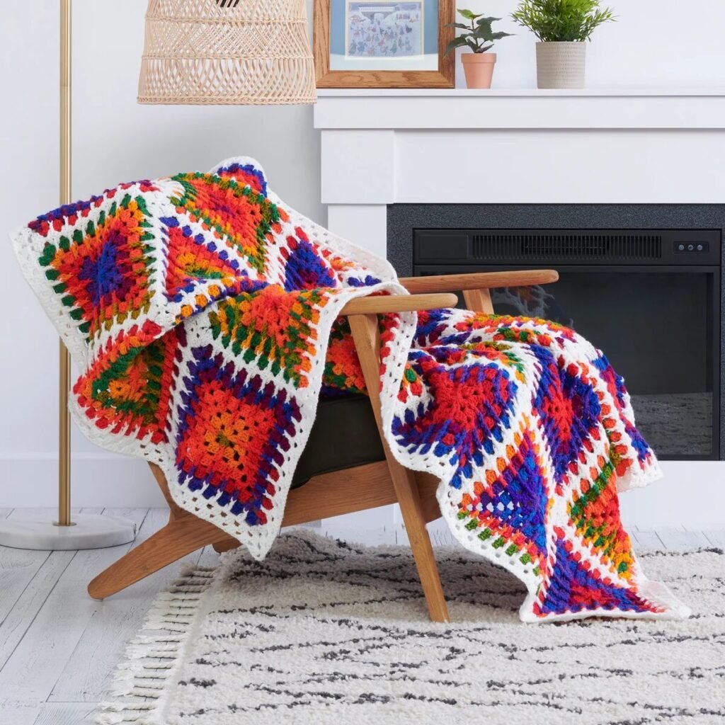Free Crochet Granny Square Blanket Patterns