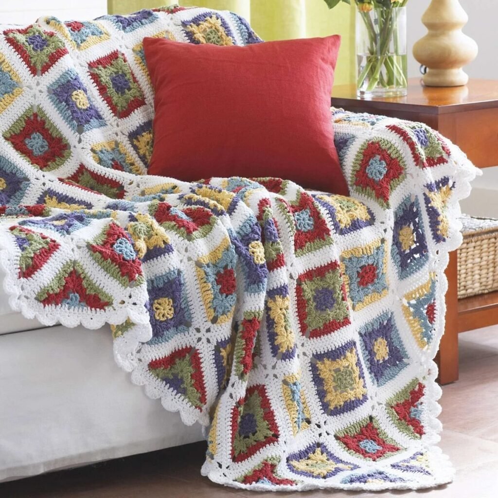 Free Crochet Granny Square Blanket Patterns