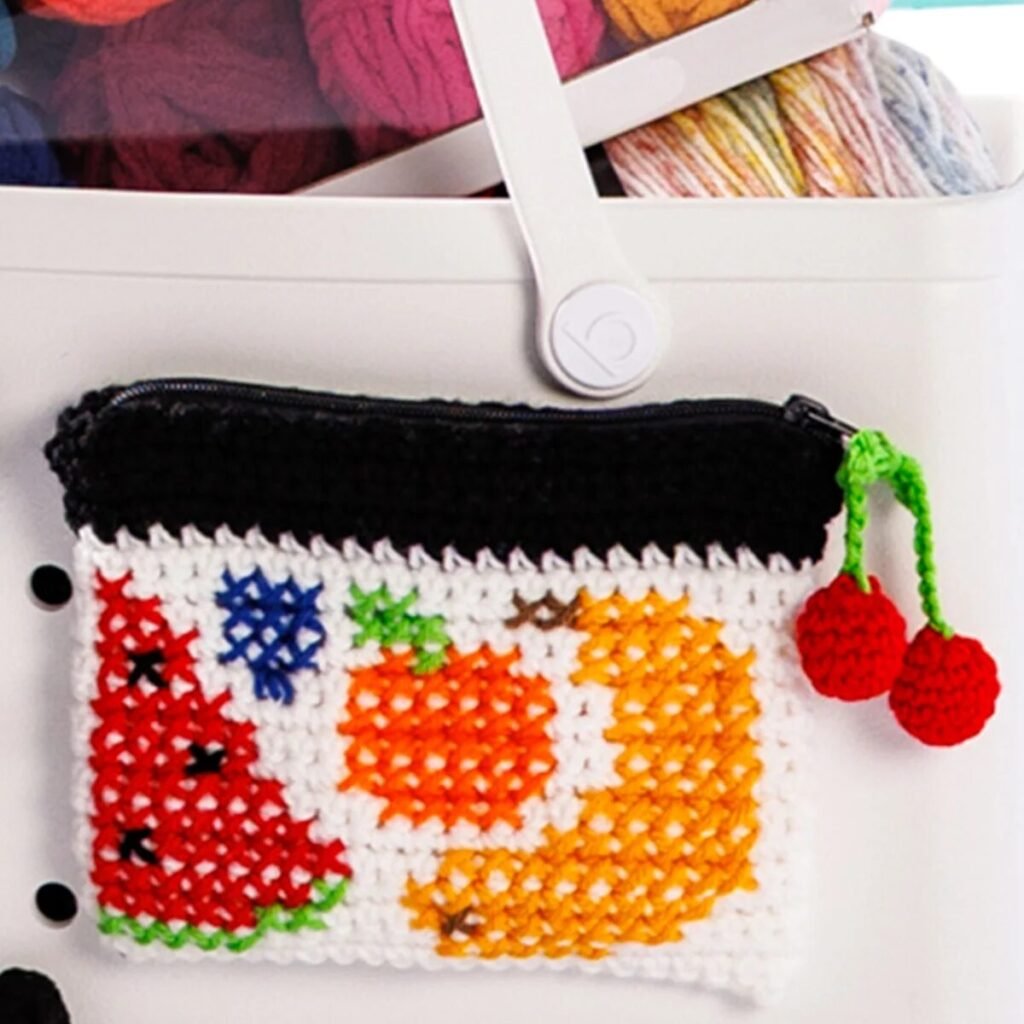 Free Crochet Pouch Bag Patterns Pinterest