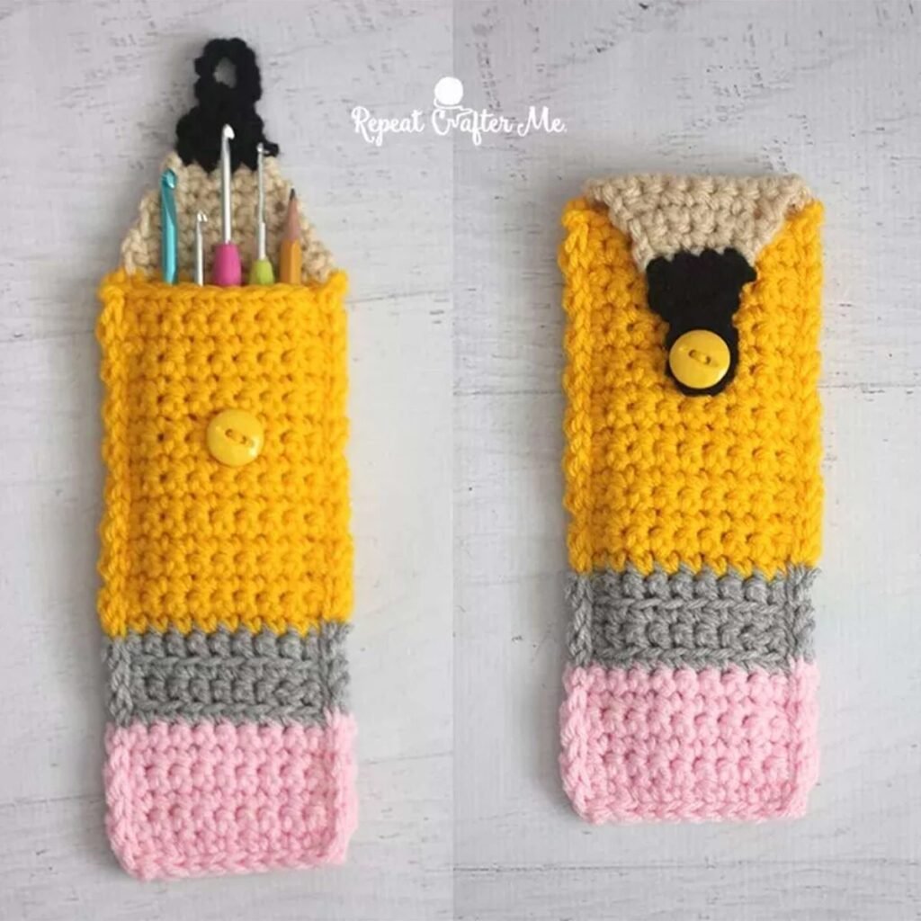 Free Crochet Pouch Bag Patterns Pinterest