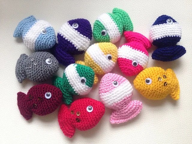 Free crochet amigurumi fish patterns