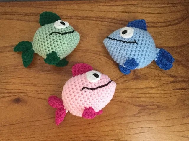 Free crochet amigurumi fish patterns
