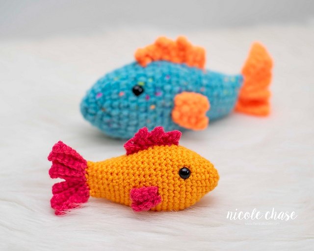 Free crochet amigurumi fish patterns