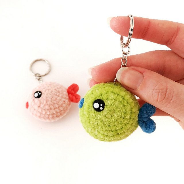 Free crochet amigurumi fish patterns