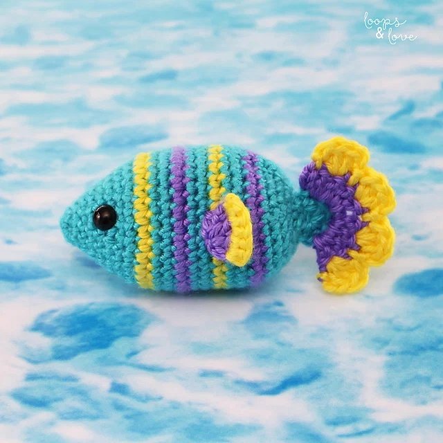 Free crochet amigurumi fish patterns