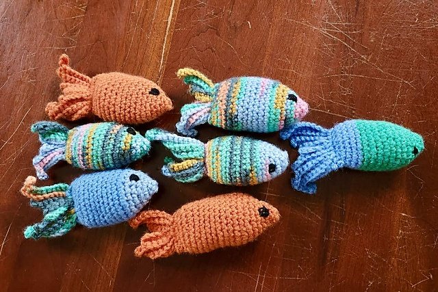 Free amigurumi crochet goldfish patterns