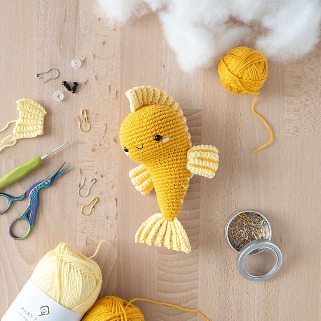 Free amigurumi crochet goldfish patterns