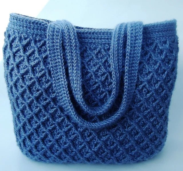 Free Crochet Diamond Tote Patterns