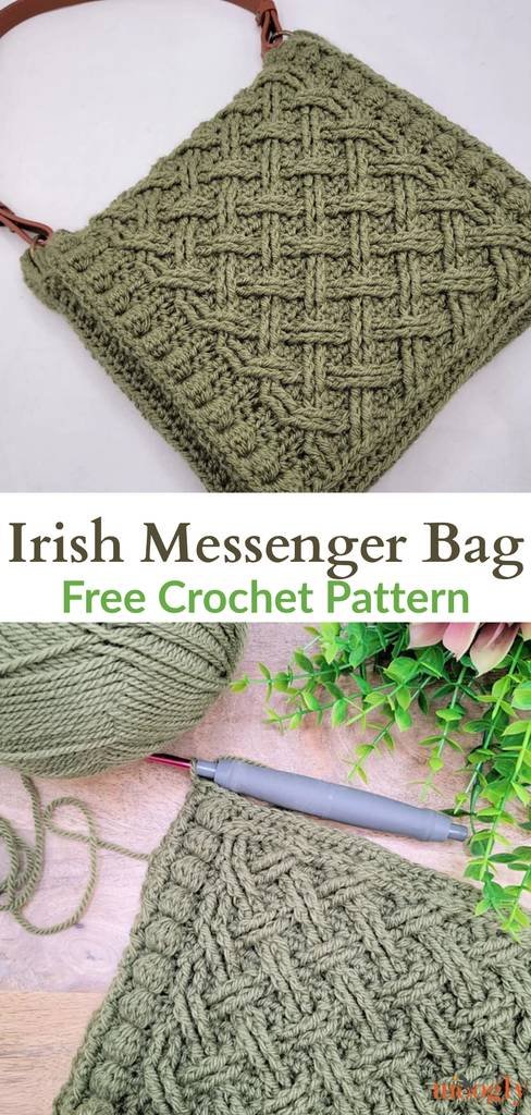 Free crochet messenger bag patterns Pinterest