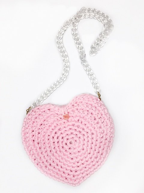 Free crochet t-shirt yarn handbag patterns
