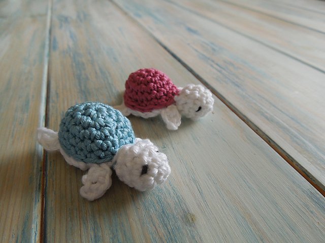 Free amigurumi crochet baby turtle patterns