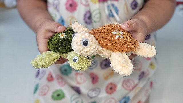 Free amigurumi crochet baby turtle patterns