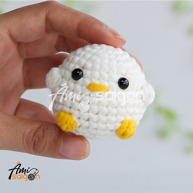 free no-sew amigurumi crochet duck patterns