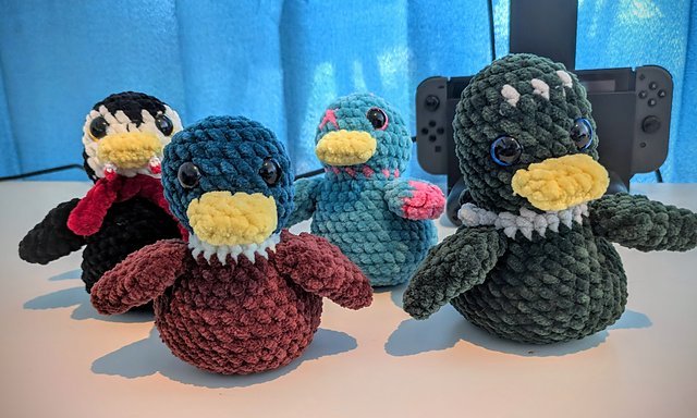 free no-sew amigurumi crochet duck patterns