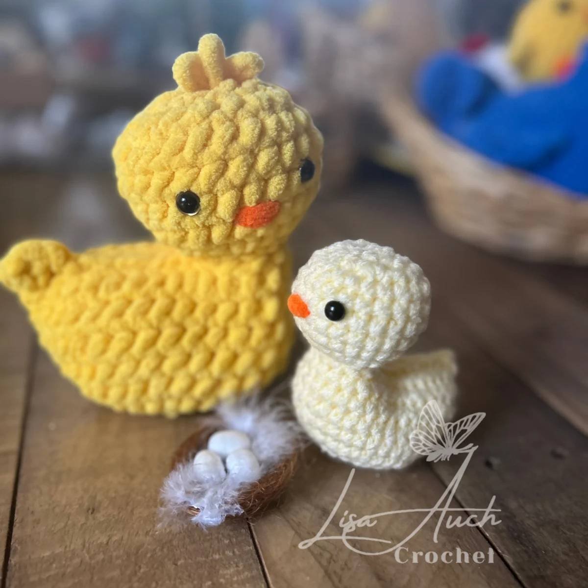 free no-sew amigurumi crochet duck patterns