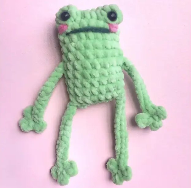 Free no-sew amigurumi crochet frog patterns