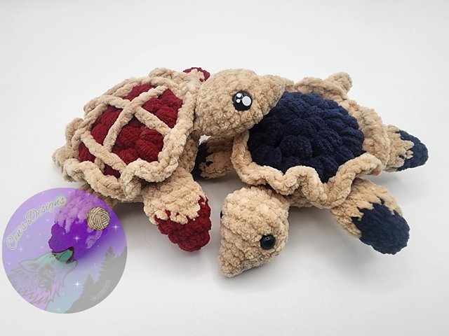 Free no-sew amigurumi crochet turtle patterns