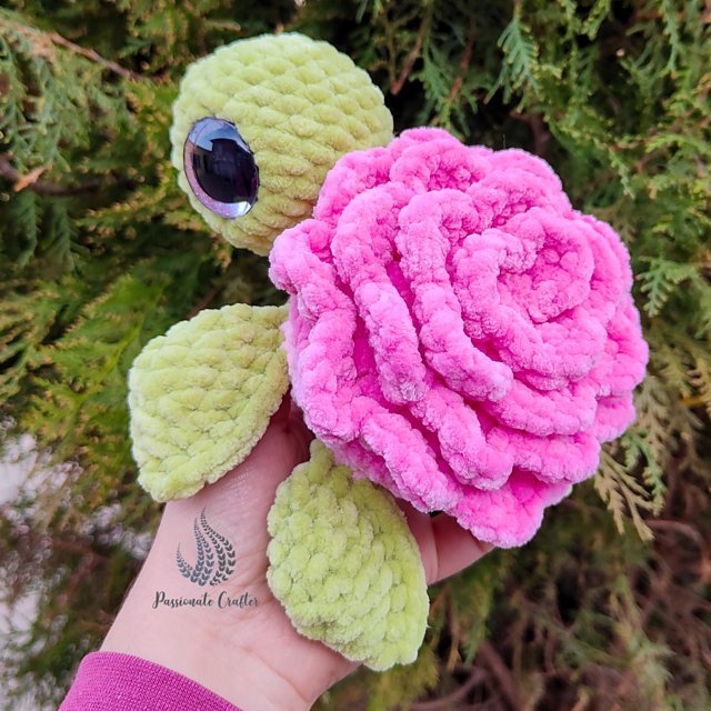 Free no-sew amigurumi crochet turtle patterns