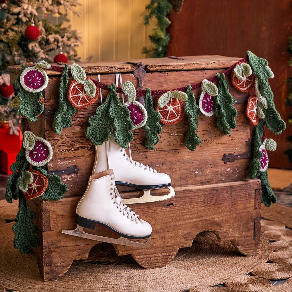 Free Crochet Christmas Garland Patterns Pinterest