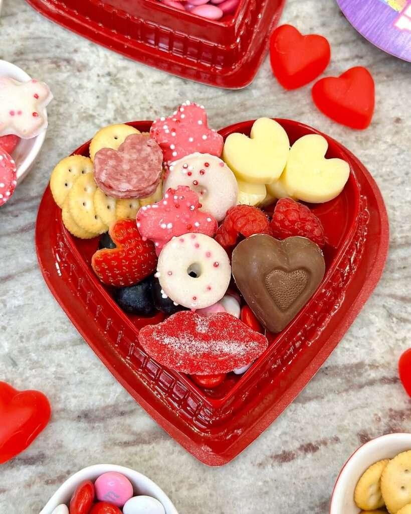 heart charcuterie board ideas