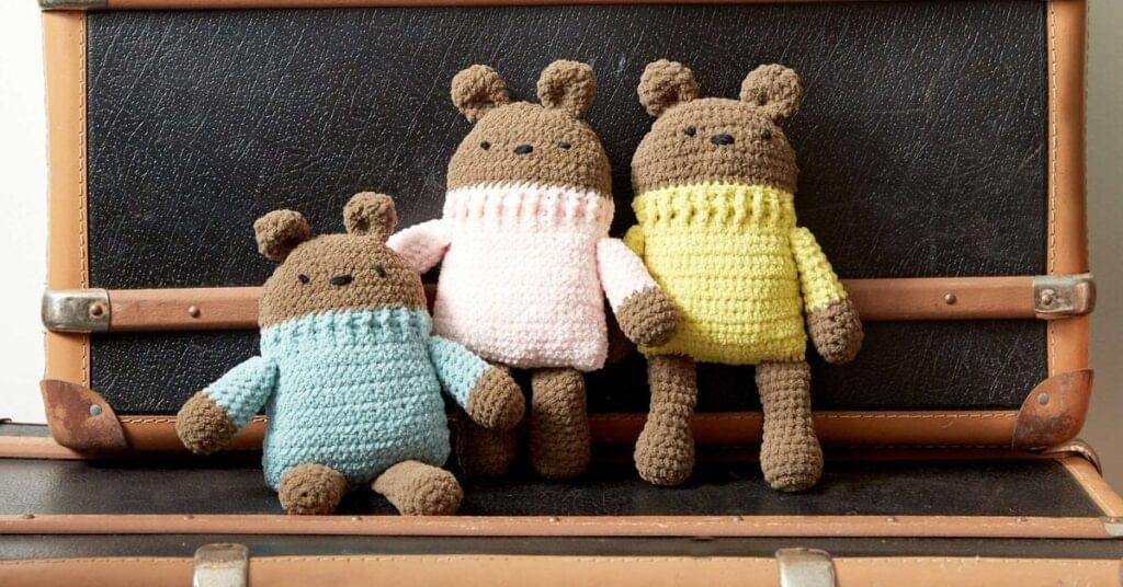 Free Crochet Bear Patterns Featured Image